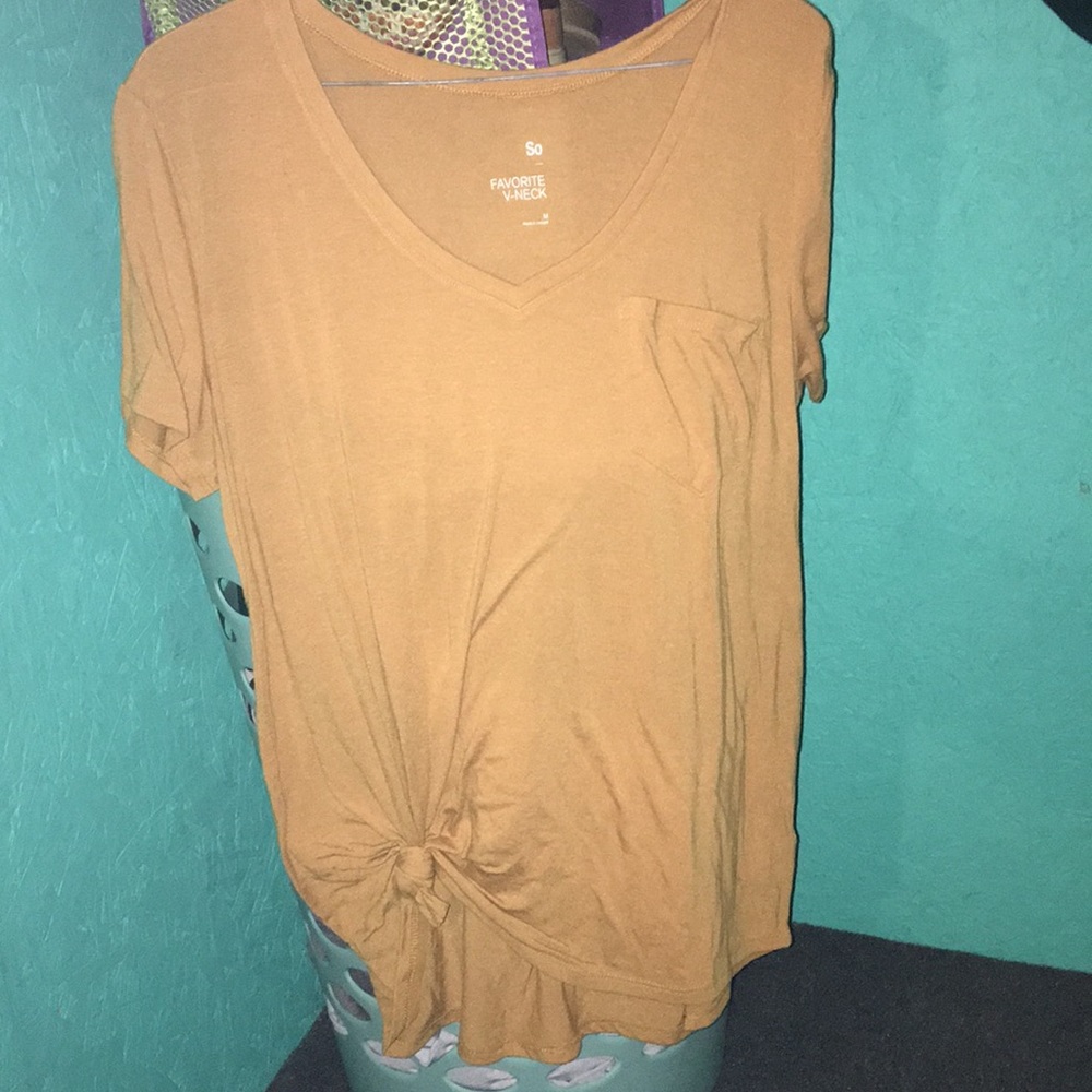 Oversized pocket tee shirt favorite v neck